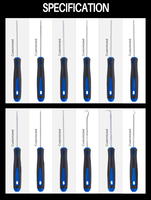 Qixin – Kit de 12 outils de réparation automobile de différentes tailles, comprenant des crochets et des pics, des tournevis à fente et à tête Torx