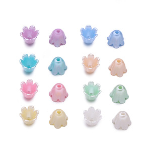 Accessoires de bijoux DIY pour femmes, petite fleur en ABS imitation perle, motif muguet, pour pinces et épingles à cheveux, Été 2025 - Product Image 5