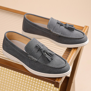Mocasines informales para hombre, zapatos sin cordones con borlas, calzado cómodo de caña baja para uso diario - Product Image 2