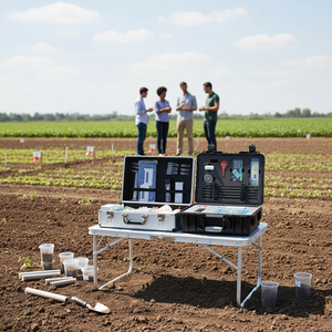 Rilevatore di nutrienti e oro per terreni di grado scientifico, analizzatore di nutrizione del suolo agricolo, apparecchiatura per test di analisi del terreno - Product Image 2