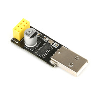 Adaptador Programador ESP01 USB a ESP8266, Módulo de Desarrollo Wifi, Módulo de Placa de Desarrollo UART GPIO0 Inalámbrico para Computadora Móvil