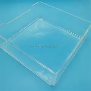 耐热透明大尺寸石英托盘化学实验室方形抛光石英培养皿石英萨格