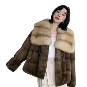 winter products 2023 Plus Size Natural Real Mink Coat Fur Coat luxury clothes For Women