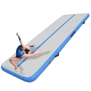 <span class=keywords><strong>Tapis</strong></span> de gymnastique <span class=keywords><strong>gonflable</strong></span> personnalisé avec logo OEM, <span class=keywords><strong>tapis</strong></span> d'entraînement en PVC disponible en longueurs de <span class=keywords><strong>4m</strong></span> et 6m avec une épaisseur de 10cm pour utilisation en salle de sport - Product Image 3