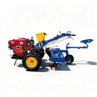 Landbouwmachines Looptractor Schijfploeg 2-wiel looptractor Landbouw motorfrees Mini handtractor