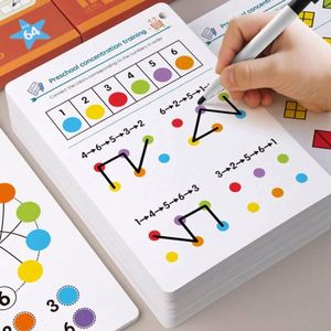 Libro de Aprendizaje para Entrenamiento de Concentración y Matemáticas: Libro de Trazado de Líneas para Desarrollo Temprano del Cerebro, Certificado por CPC y CE, Superventas - Product Image 1