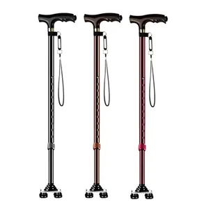 Canne médicale personnalisable, déambulateur spécifiquement conçu pour les personnes âgées, <span class=keywords><strong>bâton</strong></span> <span class=keywords><strong>de</strong></span> <span class=keywords><strong>marche</strong></span> en alliage d'aluminium ultra-léger, <span class=keywords><strong>télescopique</strong></span> et <span class=keywords><strong>pliable</strong></span> - Product Image 4