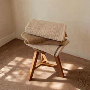 Ensemble de serviettes de bain en coton moelleux, couleur unie, tissées, rectangulaires, pour usage domestique, adulte - Product Image 1