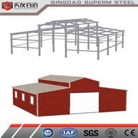 Structure en acier léger de grande portée personnalisée Entrepôt en métal Granges Bâtiment Maison préfabriquée Kits de maison Barndominium avec design