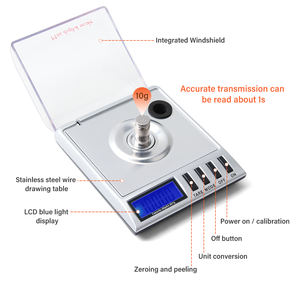 Vente en gros 0.001g/20g mini poids d'équilibre LCD numérique <span class=keywords><strong>milligramme</strong></span> bijoux de poche <span class=keywords><strong>balance</strong></span> de diamant poids d'équilibre Portable - Product Image 6