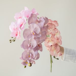 Série rose romantique, fleurs artificielles en PVC souple faites à la main, fleurs en soie, décoration de mariage, plafond/sol, guide de chemin, fabricant - Product Image 4