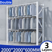 Porte-manteau sur pied en acier inoxydable haut de gamme, finition peinte, protection anticorrosion, avec barre de suspension simple