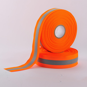 用于增强服装可视性的高可见度反光织带聚酯胶带 - Product Image 3