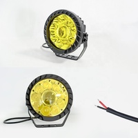 Super lumineux 12v 24v camion pare-chocs tout-terrain projecteur 7 pouces feux de conduite ambre blanc rond Led lumière de travail