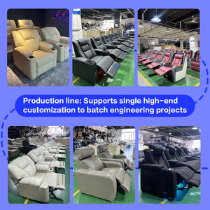 Fauteuil inclinable électrique en cuir véritable pour home <span class=keywords><strong>cinéma</strong></span>, mobilier VIP pour salle <span class=keywords><strong>de</strong></span> média, sièges inclinables pour salle <span class=keywords><strong>de</strong></span> <span class=keywords><strong>cinéma</strong></span>, canapé <span class=keywords><strong>de</strong></span> <span class=keywords><strong>cinéma</strong></span> intérieur pour villa - Product Image 3