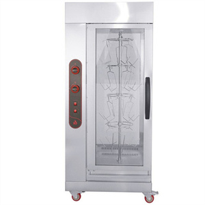 Machine à rôtir les poulets et les ailes de poulet rotative automatique en acier inoxydable à gaz, prix d'usine, pour <span class=keywords><strong>restaurant</strong></span> - Product Image 5