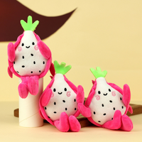 Groothandel Schattige Draak Fruit Pluche Sleutelhanger Knuffel Beeldje Pop Op Maat Creatieve Knuffels Knuffel Voor Cadeau
