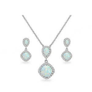 Collar con Colgante de Ópalo Ovalado al por Mayor, Joyería de Plata de Ley 925 de Alta Calidad, Chapado en Oro Rosa, para Mujer - Product Image 3