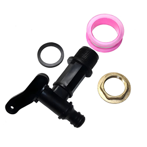 Robinet de réservoir d'eau IBC 3/4'' avec écrou en cuivre, idéal pour l'irrigation de jardin, l'irrigation <span class=keywords><strong>goutte</strong></span> à <span class=keywords><strong>goutte</strong></span> et les seaux de récupération d'eau de pluie - Product Image 4