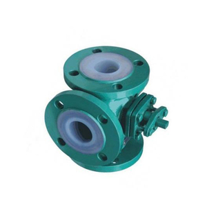 Q41F-10C/16C DN25 Fluorine Ball Flange End <b>PTFE</b> - Product Image 2