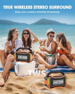 Ancoon nhiệm vụ nặng nề 160W <span class=keywords><strong>Bluetooth</strong></span> Loa, IPX6 không thấm nước, 20h chơi, TWS, cho xây dựng trang web phòng tập thể dục - Product Image 4