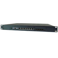 Perangkat Firewall Rak 1U Dual Xeon E5-2680 v4 8x2.5GbE Intel i226-V 4x10G SFP+ DDR4 ECC pfSense OPNsense untuk Data Center Edge