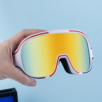 Lunettes de ski et de snowboard unisexes Partagas, vente en gros, mode, coupe-vent, respirantes, avec lentilles miroir, pour femmes et hommes