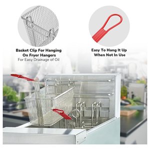 Cesta para freír <span class=keywords><strong>de</strong></span> restaurante con tapón <span class=keywords><strong>de</strong></span> drenaje Cesta <span class=keywords><strong>de</strong></span> malla <span class=keywords><strong>de</strong></span> alambre <span class=keywords><strong>de</strong></span> <span class=keywords><strong>acero</strong></span> <span class=keywords><strong>inoxidable</strong></span> resistente para freír <span class=keywords><strong>escurridor</strong></span> <span class=keywords><strong>de</strong></span> <span class=keywords><strong>aceite</strong></span> con mango <span class=keywords><strong>de</strong></span> silicona - Product Image 5