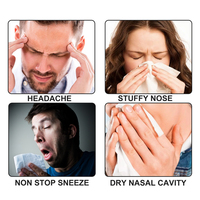 Marque privée Lune du Sud Éternuements froids Maux de tête Sinusite Nez bouché Traitement de la cavité nasale sèche Rhinite Crème avec coton-tige