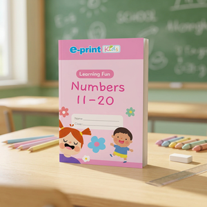E-print Kids Early Learning Math Exercise Numbers 11-20 for 3-6 <b>Year</b> Olds with Matt Laminated Cover - Product Image 2
