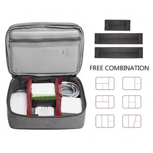 BSCI Factory Factory Customized Travel Electronic Accessories Multipurpose Travel <b>Cable</b> Storage <b>Bag</b> - Product Image 6