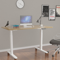 Bureau debout réglable professionnel cadre de bureau réglable en hauteur bureau assis debout Table de meubles de bureau de luxe pour l'étude