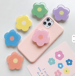 โลโก้สั่งทำ ขายส่ง ที่จับโทรศัพท์อะคริลิคแบบน่ารัก DIY ความหนา 5 มม. ที่จับโทรศัพท์รูปหัวใจ ที่จับโทรศัพท์แบบใสเคลือบอีพ็อกซี่ MOQ ต่ำ - Product Image 5