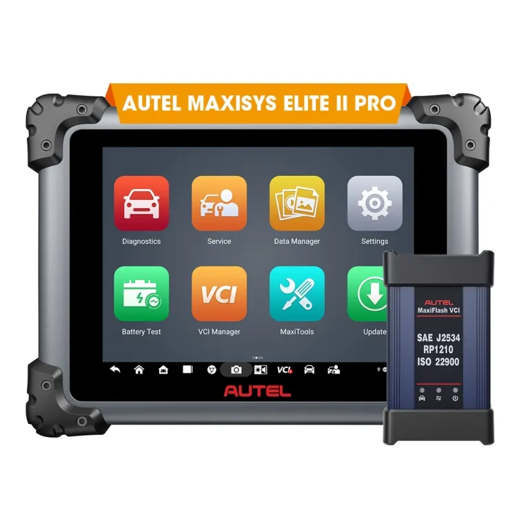 Autel Official store MaxiSYS Elite II PRO OBD2 Scanner Digital ECU pemrograman Altar OBD 2 Professional diagnostik kendaraan juga