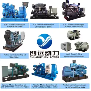150kw 3 Phase Generator CY Power 150kw 187kVA Water-Cooled Weichai Engine Power WP10 Super Silent Marine Diesel Genset For Sale