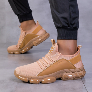 Baskets <span class=keywords><strong>plateforme</strong></span> à enfiler pour hommes, semelle extérieure en TPU amortissante, respirantes, tendance, bout fermé, légères, rehaussantes, printemps - Product Image 5