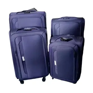 Side EVA bag Trolley Spinner Luggage Set 20''/24''/28''/32'' 4 piece guangzhou luggage pink luggage with 4 spinner wheels