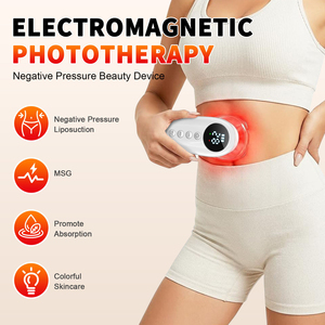 Masseur portatif électrique pour brûler les graisses, thérapie par <span class=keywords><strong>ventouses</strong></span>, appareil de massage pour points noirs, machine de remodelage corporel pour le ventre, la taille, les bras et les jambes - Product Image 1