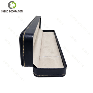 Boîte à bijoux de luxe sur mesure pour bagues, colliers, bracelets et ensembles de bagues de mariage en or et diamants - Product Image 4