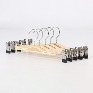 OEM ODM Factory Single Wooden Hangers Multi-Functional Heavy Duty Clothes Hangers for Wardrobe Use Customizable - Product Image 4