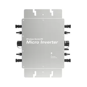 Ad alta Efficienza Kit Solare del Legame di Griglia Micro Inverter 1200 Watt di comunicazione Senza Fili 433MHz