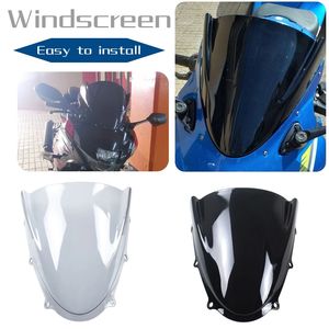 Double BUbble Touring Racing moto Flyscreen pare-brise protecteur de pare-brise pour <span class=keywords><strong>Suzuki</strong></span> GSX-R125 <span class=keywords><strong>GSXR</strong></span> <span class=keywords><strong>125</strong></span> 2017 2018 2019 - Product Image 3