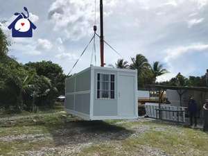 Prêt à expédier – Nouvelle maison conteneur pliable moderne préfabriquée en panneaux sandwich d'acier, idéale pour appartement, installation rapide, utilisation multifonctionnelle - Product Image 2