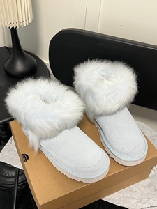 Botas de Nieve Cálidas de Lujo para Mujer UGGS Invierno 2025 - Forro de Lana de Alta Calidad, Material de Piel de Oveja, Logotipo Original - Product Image 6