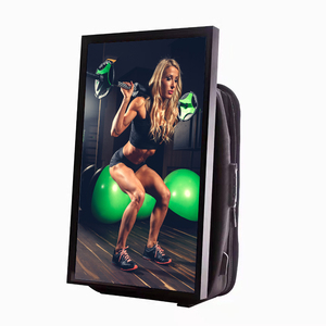 <strong>Android</strong> <strong>OS</strong> Outdoor Digital Advertising Player Backpack 21.5" Portable <strong>LCD</strong> Advertising Media <strong>Display</strong> - Product Image 1