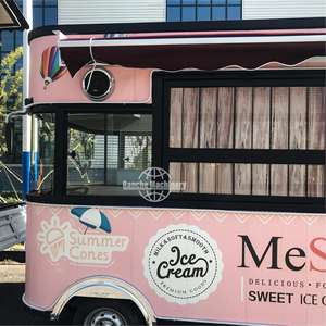 Camión de Comida Eléctrico Personalizado Estilo Veraniego con Ventana de Servicio para Servicio en la Playa y Fiestas junto a la Piscina - Product Image 4