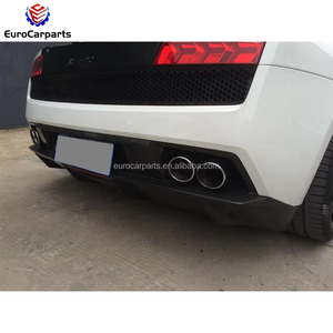 Kit carrosserie en fibre de carbone Lam <span class=keywords><strong>Gallardo</strong></span> LP550 2008-2012, état neuf, accessoires de voiture, pare-chocs avant et arrière, jupes latérales, diffuseur arrière - Product Image 5