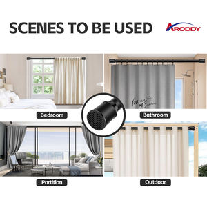 ARODDY-Tringles à rideaux en métal pour enfants, réglables, 1.1-1.9m - Product Image 5