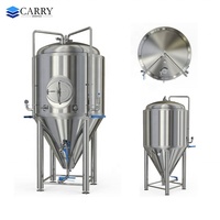 Fermenteur conique de haute qualité 3000L, équipement de brassage de bière, équipement de fermentation en acier inoxydable 304 de qualité alimentaire, réservoir de fermentation Unitank