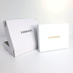 Kotak Hadiah Bergelombang Putih Kustom dengan Laminasi Matt Kemasan Pengiriman Kertas Tahan Lama Kotak Logistik - Product Image 3